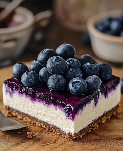Blueberry Cottage Cheese Bake