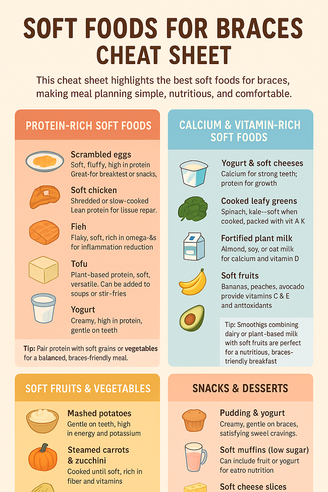 Soft Foods for Braces
